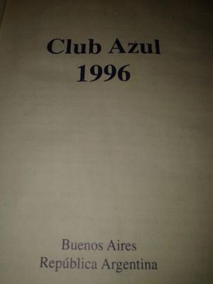 libro club azul  (nombres de familias tradicionales de