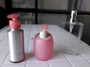 Dispenser para jabón líquido shampoo, etc (3) muy poco uso