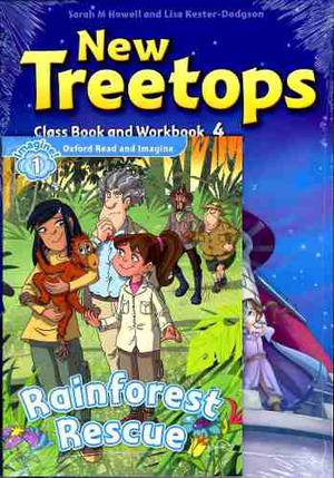 New Treetops 4 - Class Book And Workbook + Reader