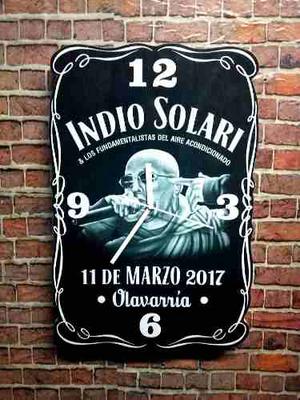 Reloj De Pared De Indio Solari.