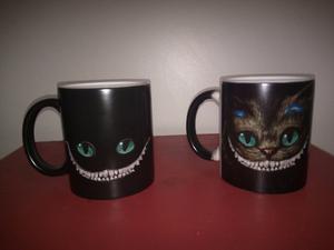 Taza Magica 3d Alicia En El Pais De Las Maravillas Gato