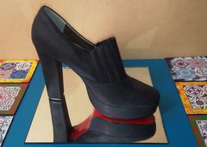 Zapatos altos negros