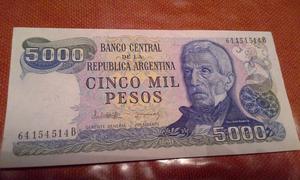 billete de cinco mil pesos