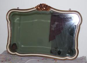 espejo antiguo, vidrio biselado