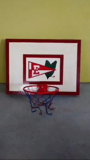 Aro de basquet con marco ESTUDIANTES DE LA PLATA