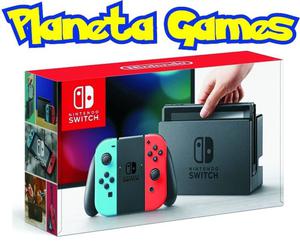 Consolas Nintendo Switch Neon Blue Red Joy-Con Nuevas Caja