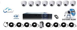 Kit Camaras De Seguridad Cctv Dvr Hd 720p 8 Cam Ahd P2p