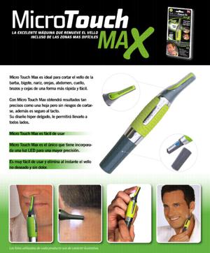 Microtouch Max afeitadora rasuradora depiladora hombre
