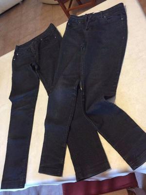 PANTALON JEAN NEGRO MUJER TALLE 42 COMO QUIERES