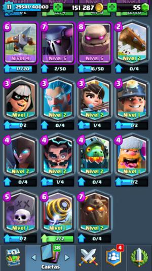 Cuenta Clash Royale