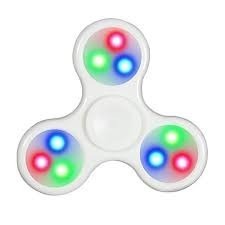 Fidget Spinner Juguete Antiestres Ansiedad Con Luz