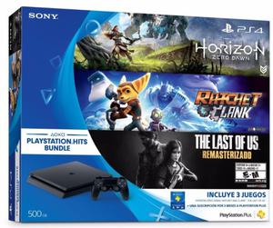 GRAN OFERTA play station 4 + 3 juegos Slim nueva en caja.