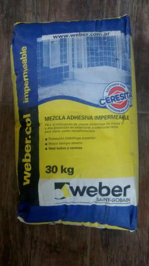 Mezcla adhesiva impermeable