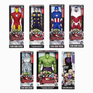 Muñecos Titan Héro Series Hasbro 30cm Spiderman Hulk Thor