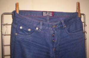 Pantalon Kiu Basicos+T25-cintura 38+jeans con botones