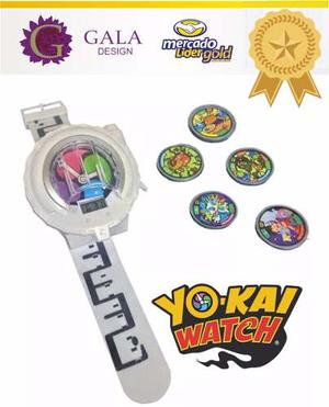 Reloj Yo Kai Watch. Con 5 Medallas Luz Y Sonido En Stock!!!