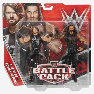 Wwe Battle Pack Aj Styles - Roman Reigns