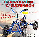 cuatriciclo a pedal