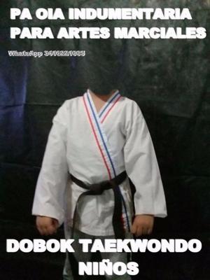 dobok para taekwondo