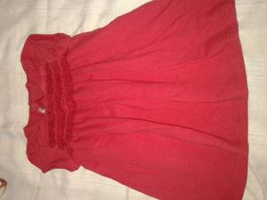 vestido MINIMIMO XL rojo manga corta hermoso