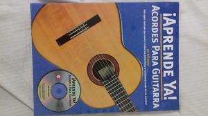 Aprende Ya Acordes Para Guitarra Libro Para Aprender+cd 