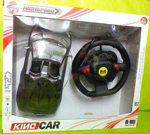 Auto Con Volante Radio Control 4 Funciones Y Pilas V. Devoto