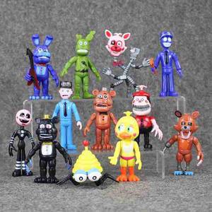 Five Nights At Freddy`s X 12 Unid Foxy Mangle Chica 12 Cm