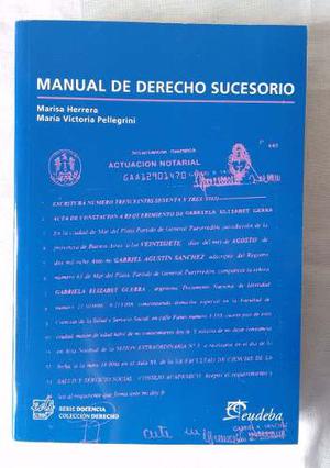 Herrera, Marisa - Manual De Derecho Sucesorio. Ed- 