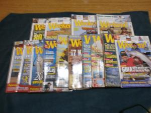 LOTE DE 14 REVISTAS DE WEE KEND CAZA,PESCA VER DETALLE