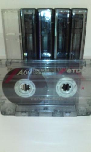 Lote de 5 cassettes TDK A60