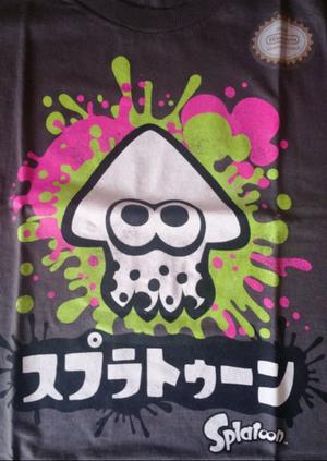 Remera Splatoon talle S - original Nintendo