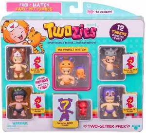 Twozies Two-geter Set 6 Bebes 6 Mascotas Colecciona Educando