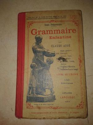 libros grammatica francesa antiguos  en frances