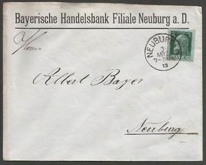 Alemania Imperial Bayern  Sobre Desde Neuburg - 350