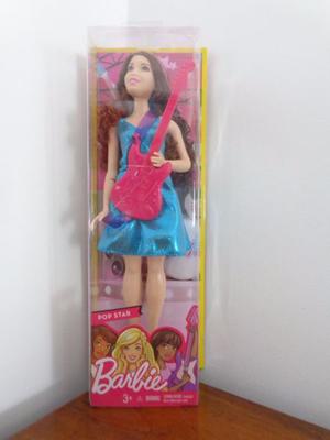 Barbie Pop Star Mattel Incluye Guitarra