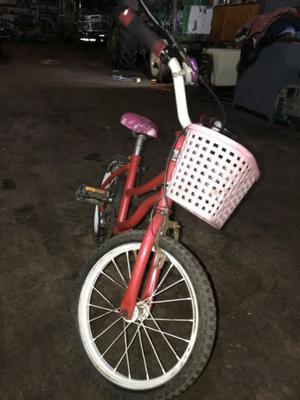 Bicicleta infantil para nena