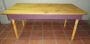 Excelente Mesa de madera,patas y tapa NUEVAS,1,70 X 