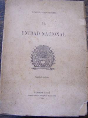 Ezcurra- La unidad nacional