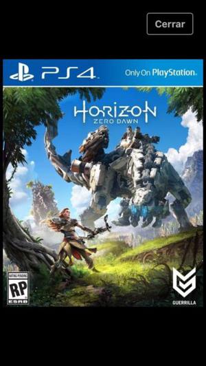 Horizon ps4 físico nuevo