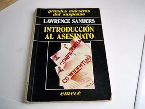 Libro Novela Introducción Al Asesinato De Lawrence Sanders