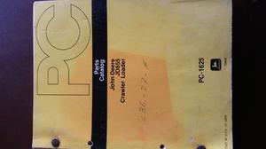 Manual Catálogo John Deere 855 Cargadora de Orugas (Crawler
