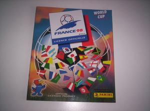 Vendo album de figuritas de futbol mundial de francia 98