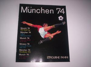 Vendo album de figuritas de futbol mundial munchen 74 panini