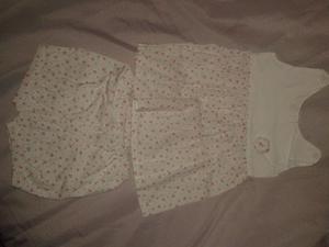 Vestido + BOMBACHON piqueT2 6-9M COBBI DEBBY NUEVO