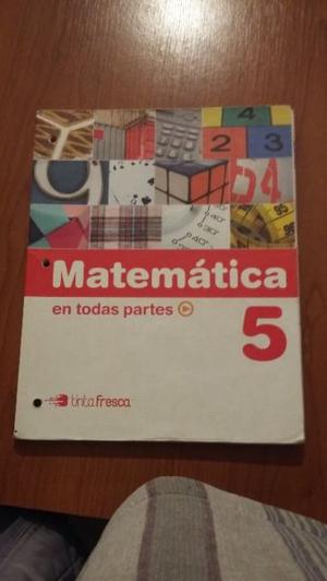 libro escolar matematica 5º en todas partes editorial:tinta