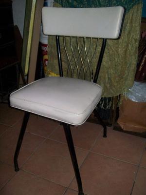 silla retro americana tapizado original 980 el par oferta