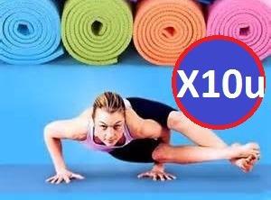 10 Colchoneta Yoga Goma Eva Pilates Gimnasia Buena Calidad