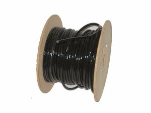 Cable De Acero Forrado Negro P/gym De 4mm A 6 Mm Por 10,2 Mt
