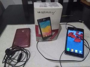 Celular LG L7ll más tablet pc box