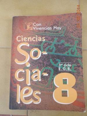 Ciencias Sociales 8 - Con Vivencias Hoy- 3er Ciclo Egb